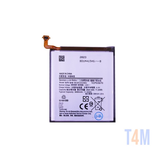 Bateria EB-BA202ABU para Samsung Galaxy A20e/A202 3000mAH